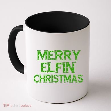 Merry Elfin' Christmas Coffee Mug