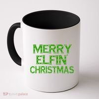Merry Elfin' Christmas Coffee Mug thumb 0