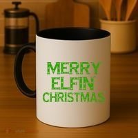 Merry Elfin' Christmas Coffee Mug thumb 4