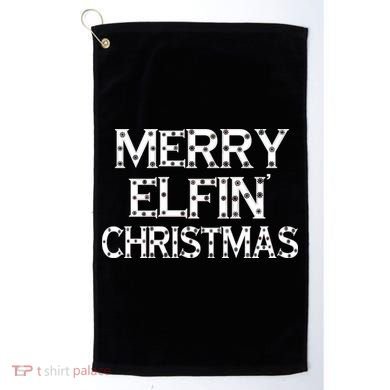 Merry Elfin' Christmas Golf Towel