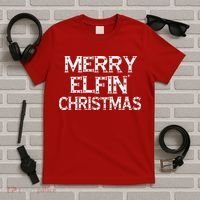 Merry Elfin' Christmas T-Shirt thumb 5