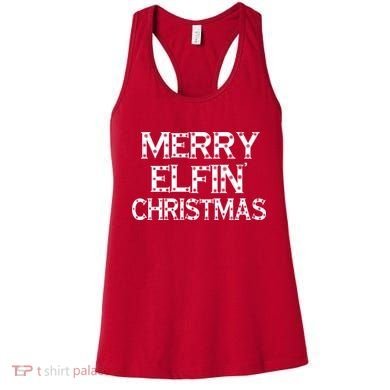 Merry Elfin' Christmas Women's Tank Top