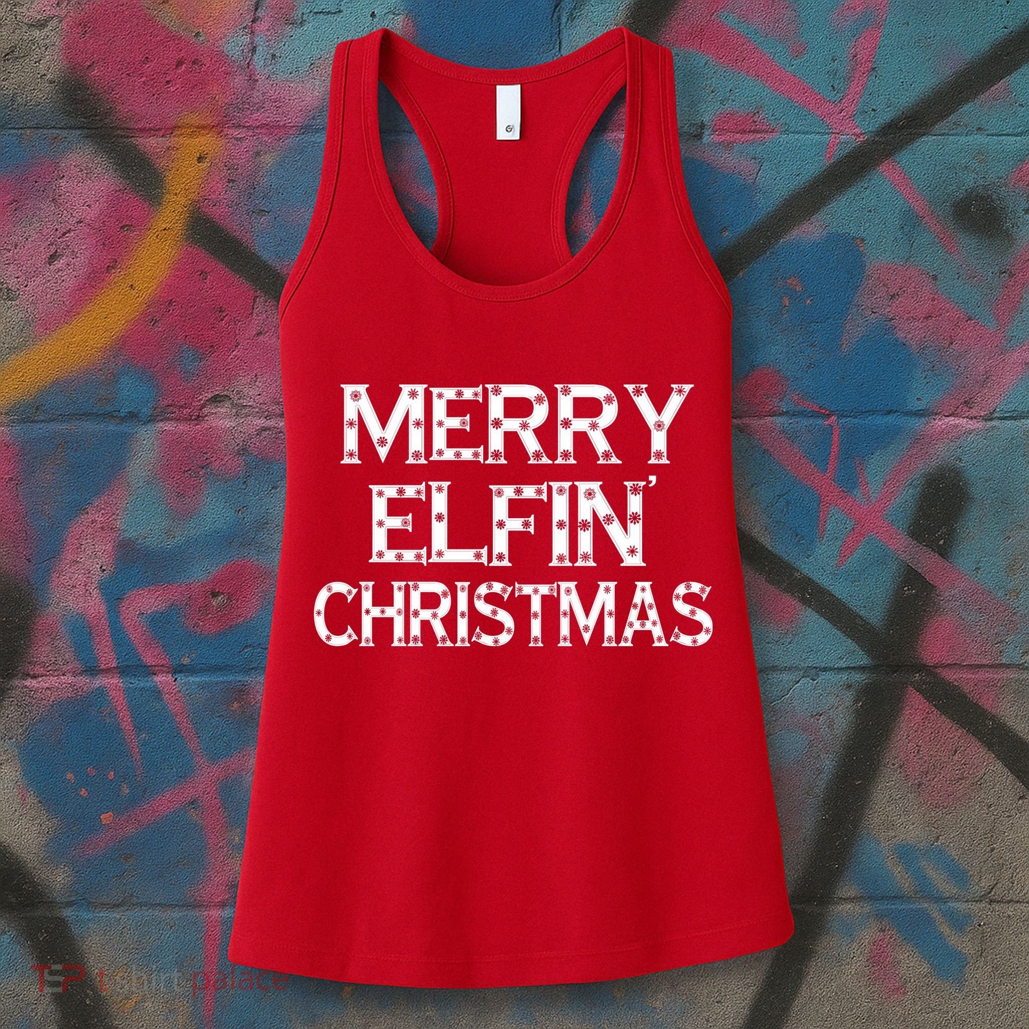 Merry Elfin' Christmas Women's Tank Top