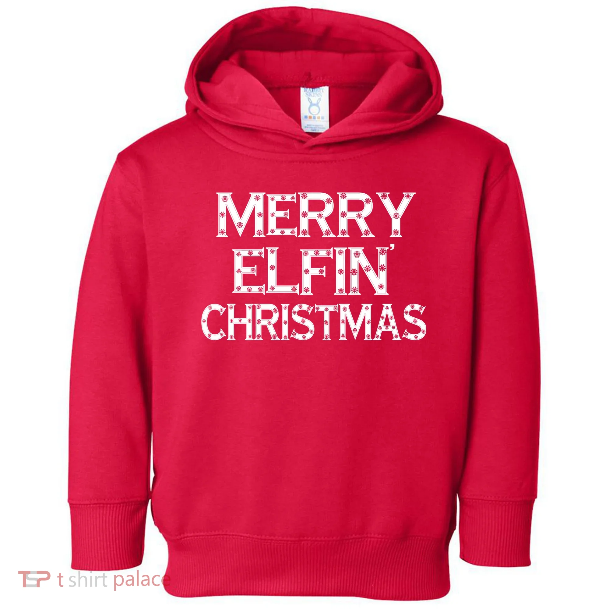 Merry Elfin' Christmas Toddler Hoodie