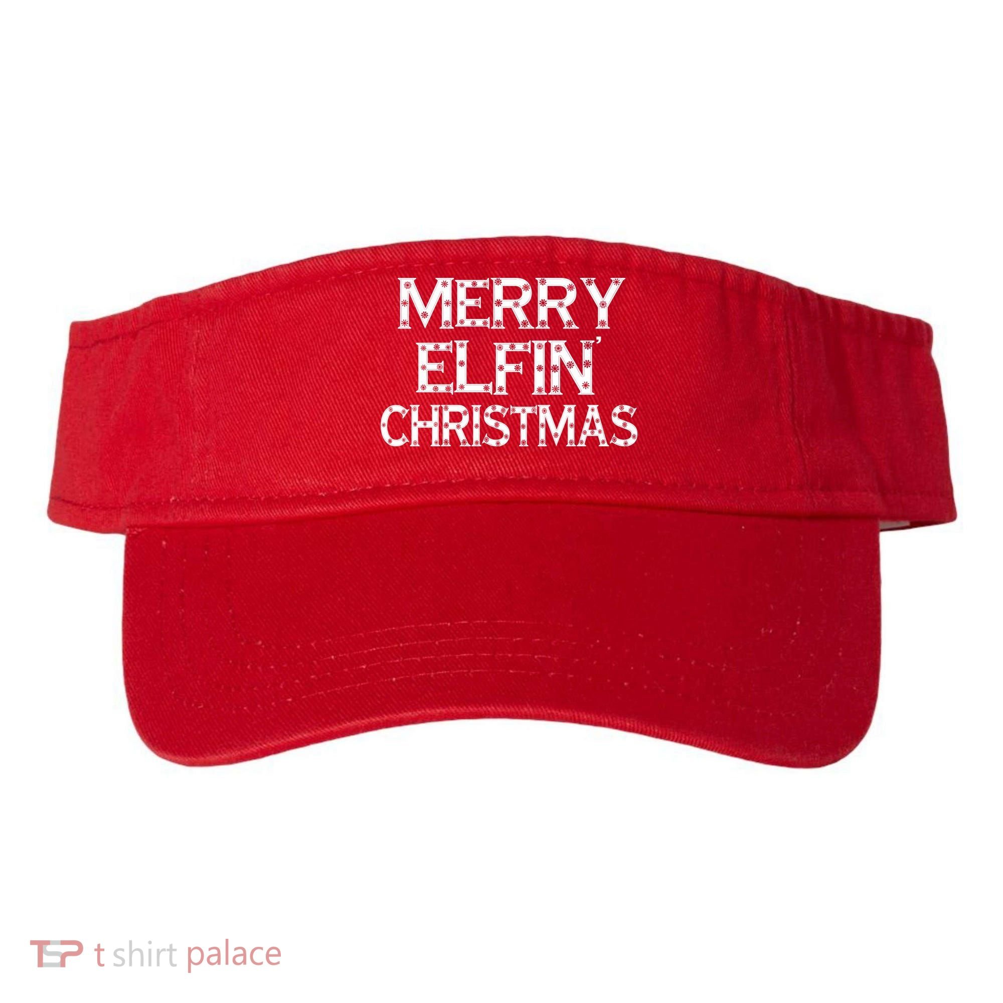 Merry Elfin' Christmas Visor