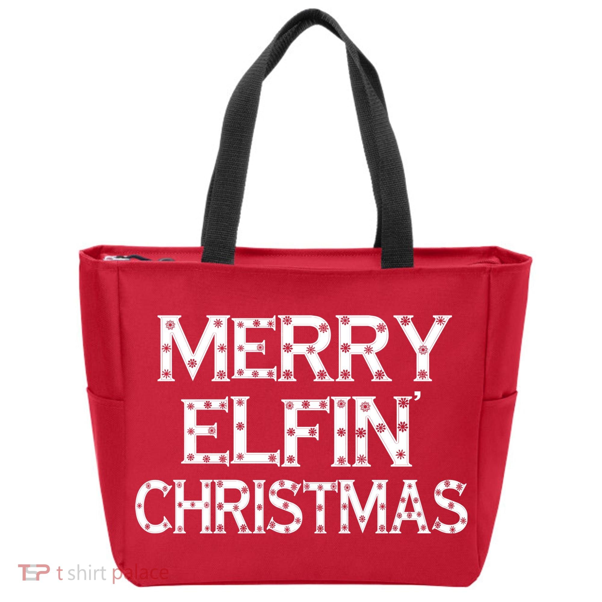 Merry Elfin' Christmas Tote Bag