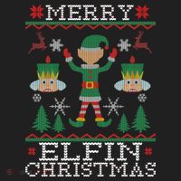 Merry Elfin Christmas Elf Ugly Hat thumb 2