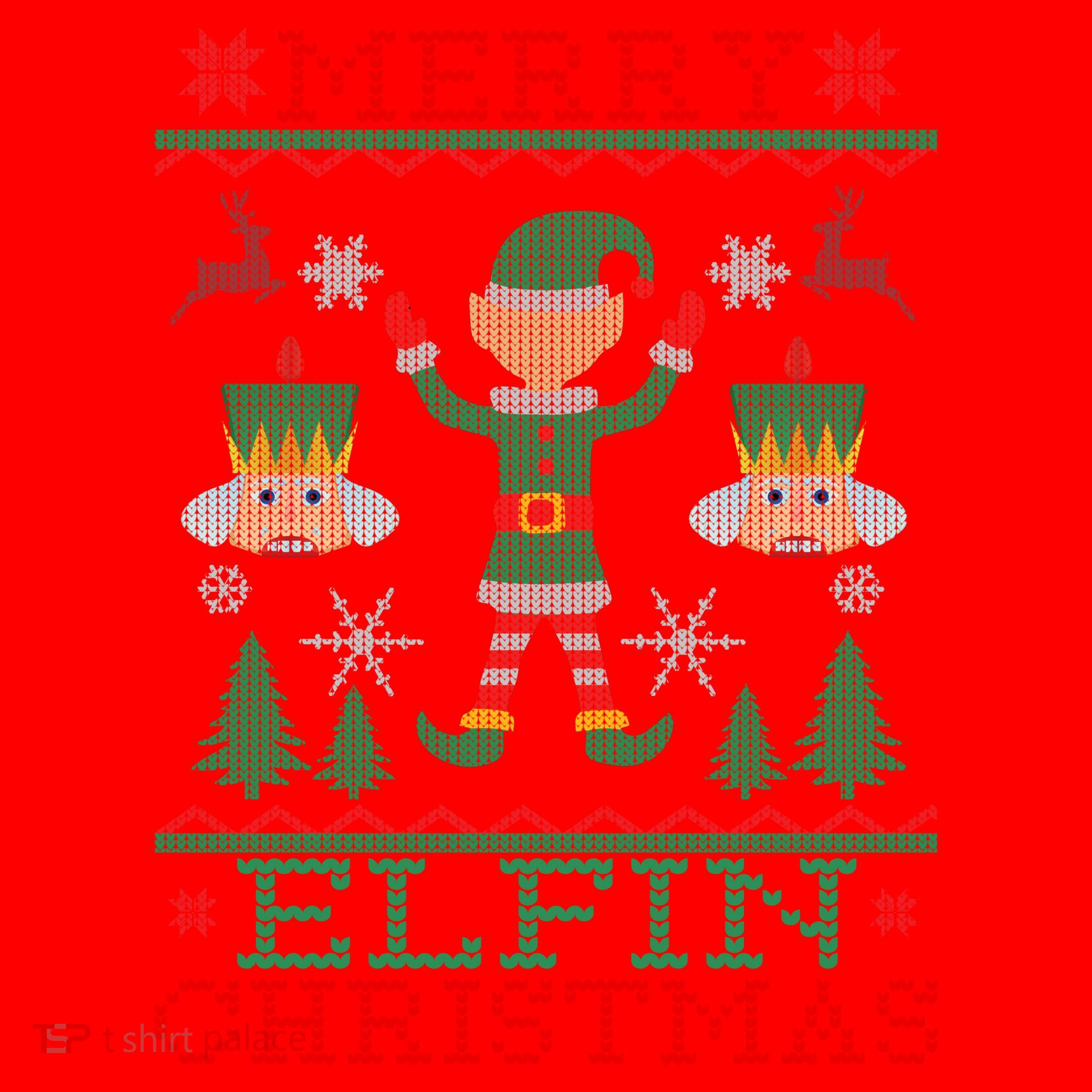 Merry Elfin Christmas Elf Ugly Santa Hat