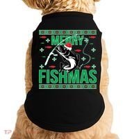 Merry Fishmas Doggie Tank thumb 0