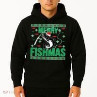 Merry Fishmas Hoodie thumb 2