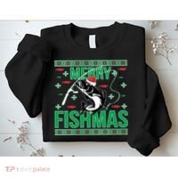 Merry Fishmas Sweatshirt thumb 2