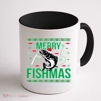 Merry Fishmas Coffee Mug thumb 1