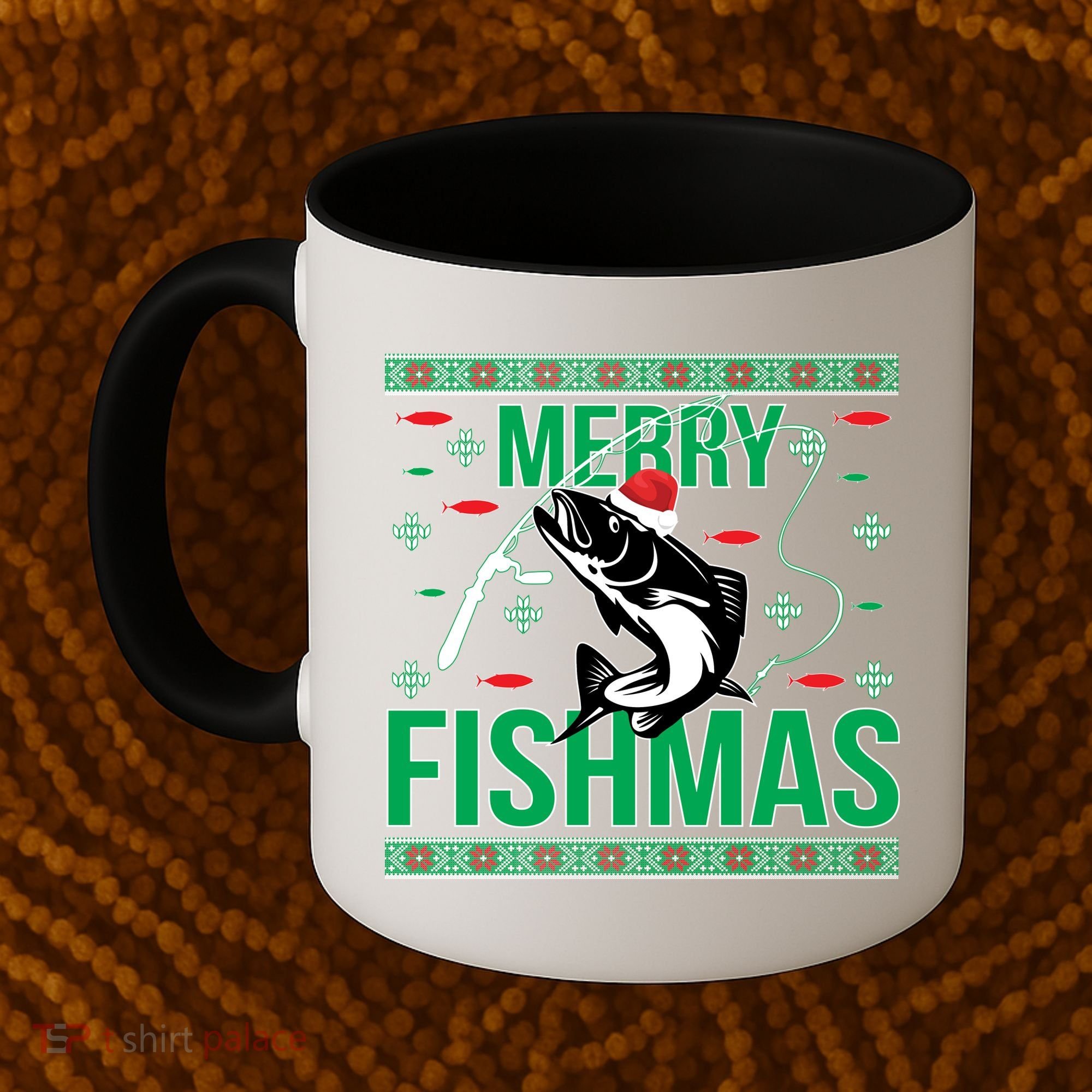 Merry Fishmas Coffee Mug