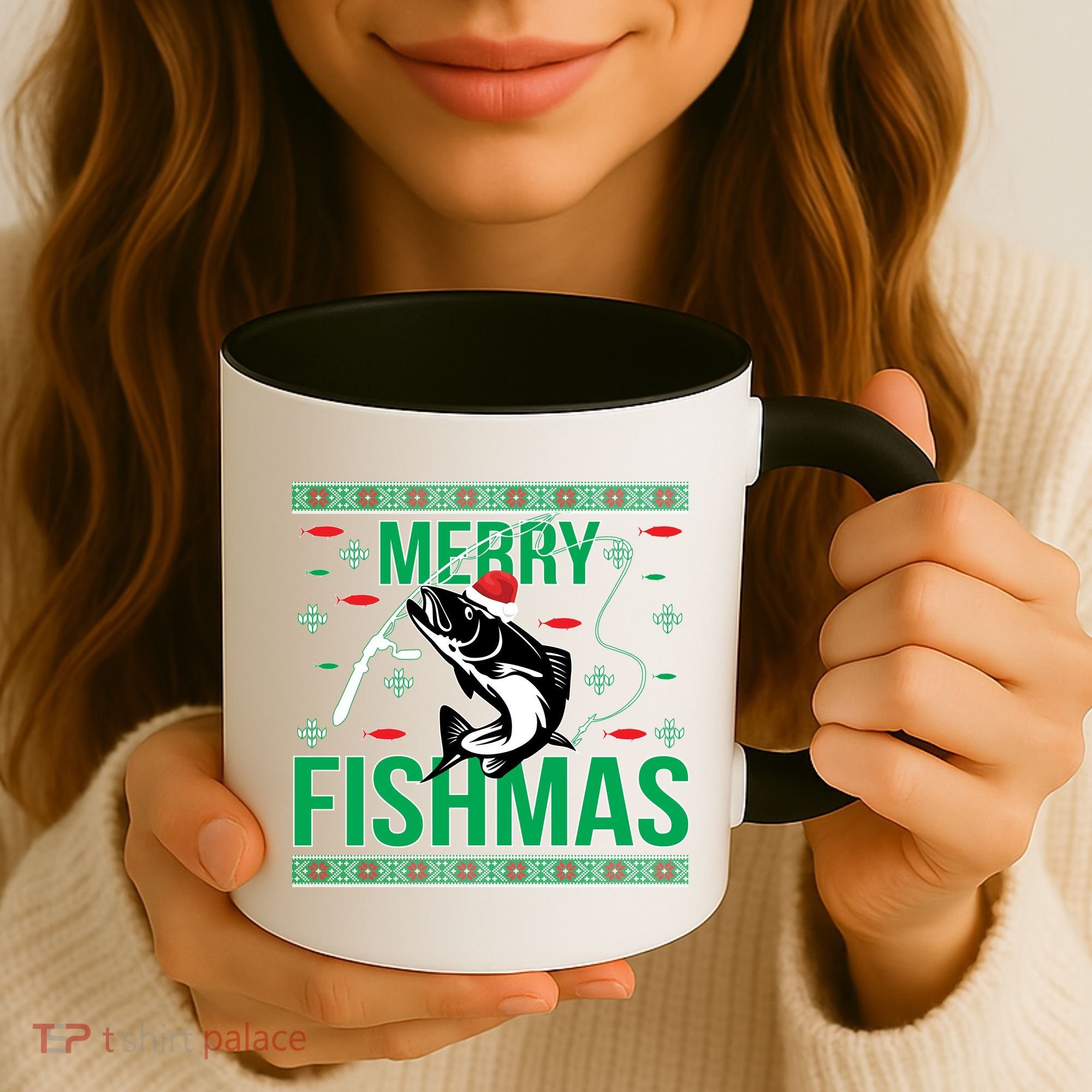 Merry Fishmas Coffee Mug