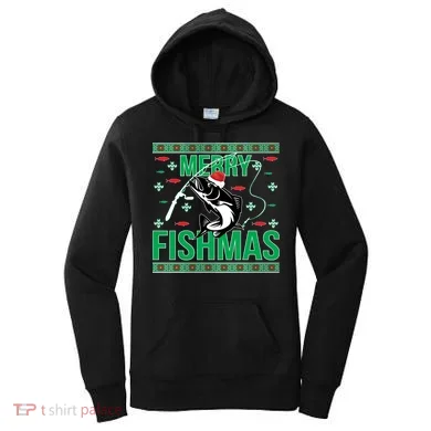 Merry Fishmas Women's Hoodie