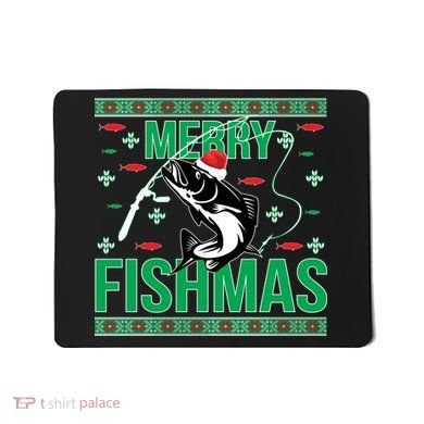 Merry Fishmas Mousepad