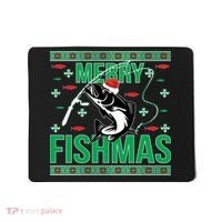 Merry Fishmas Mousepad thumb 0