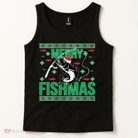 Merry Fishmas Tank Top thumb 2