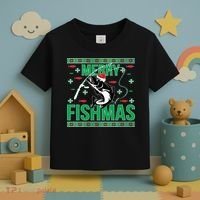 Merry Fishmas Toddler T-Shirt thumb 3