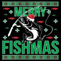 Merry Fishmas Women's Long Sleeve Shirt thumb 2