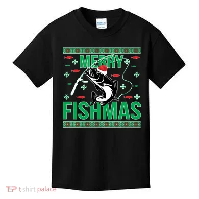 Merry Fishmas Kids T-Shirt
