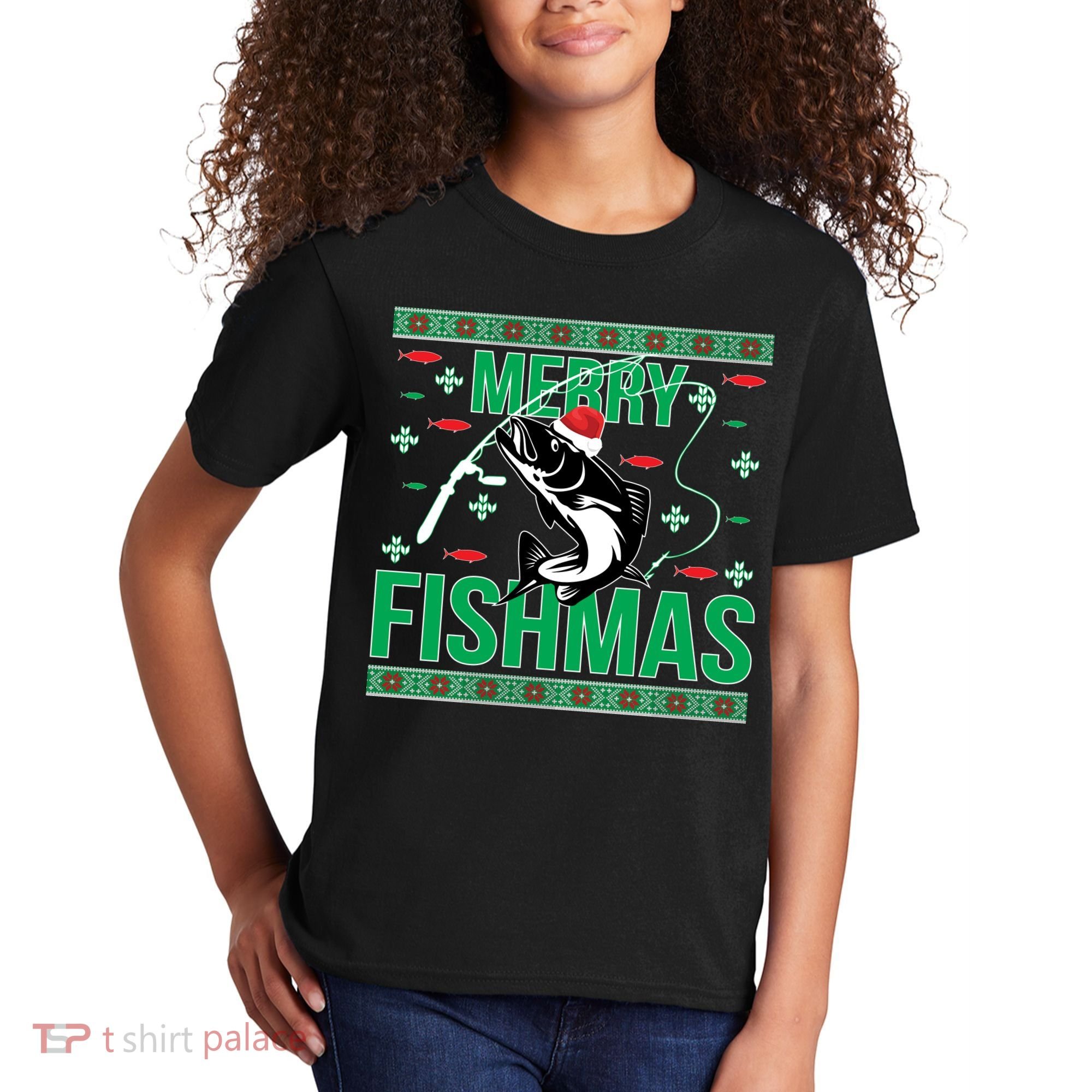 Merry Fishmas Kids T-Shirt
