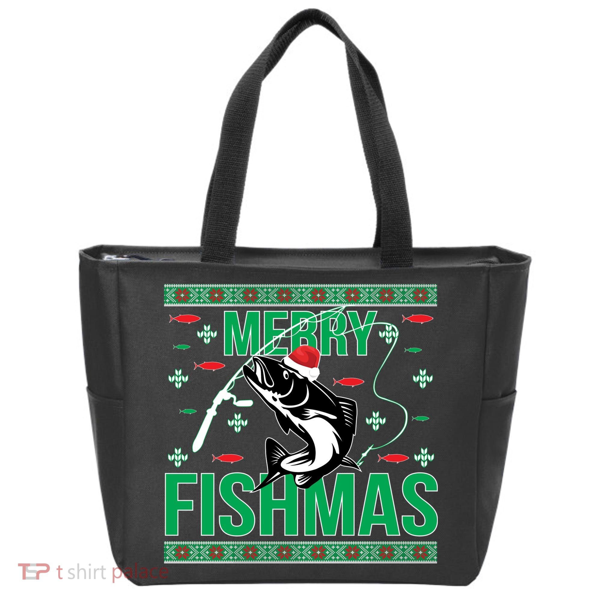 Merry Fishmas Tote Bag