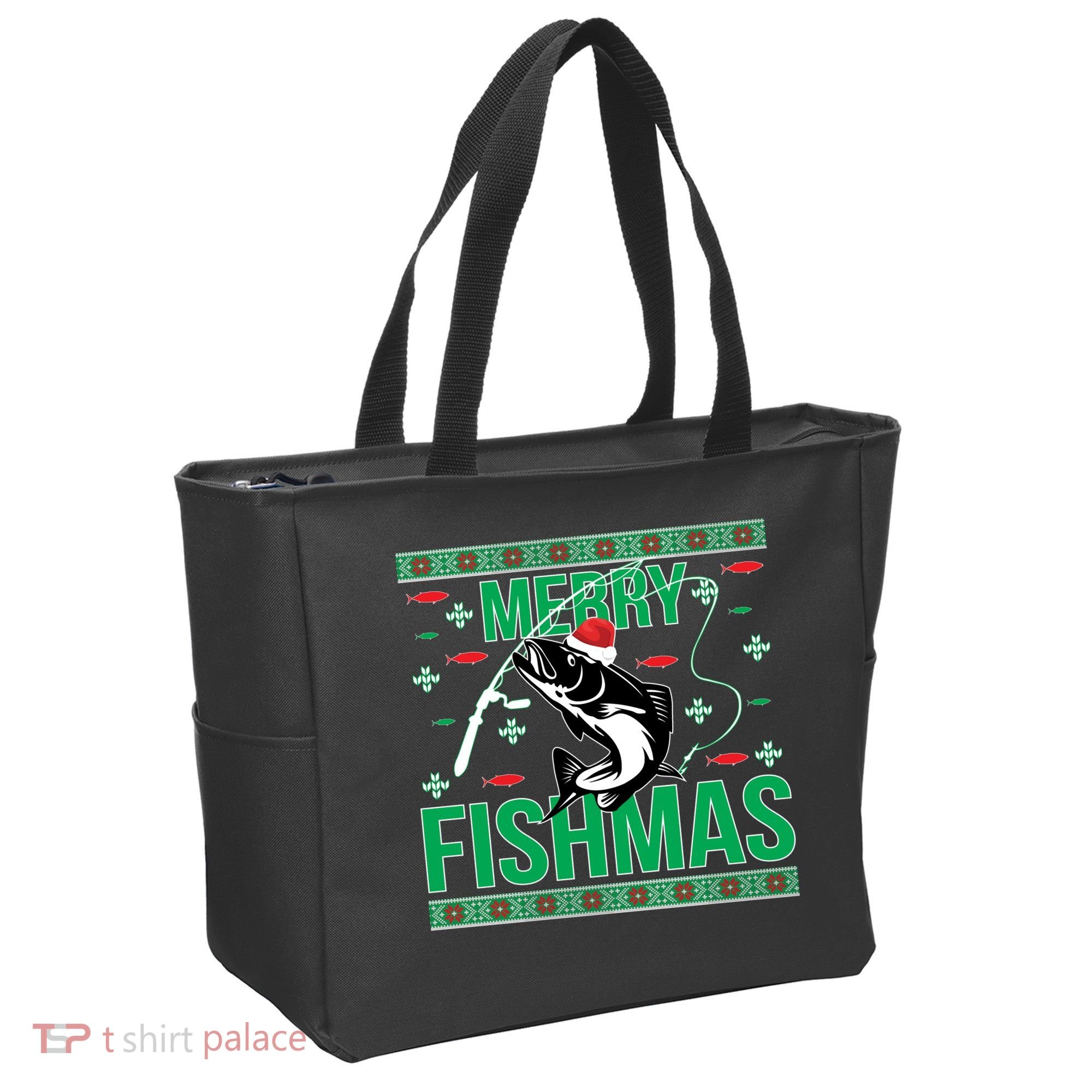 Merry Fishmas Tote Bag