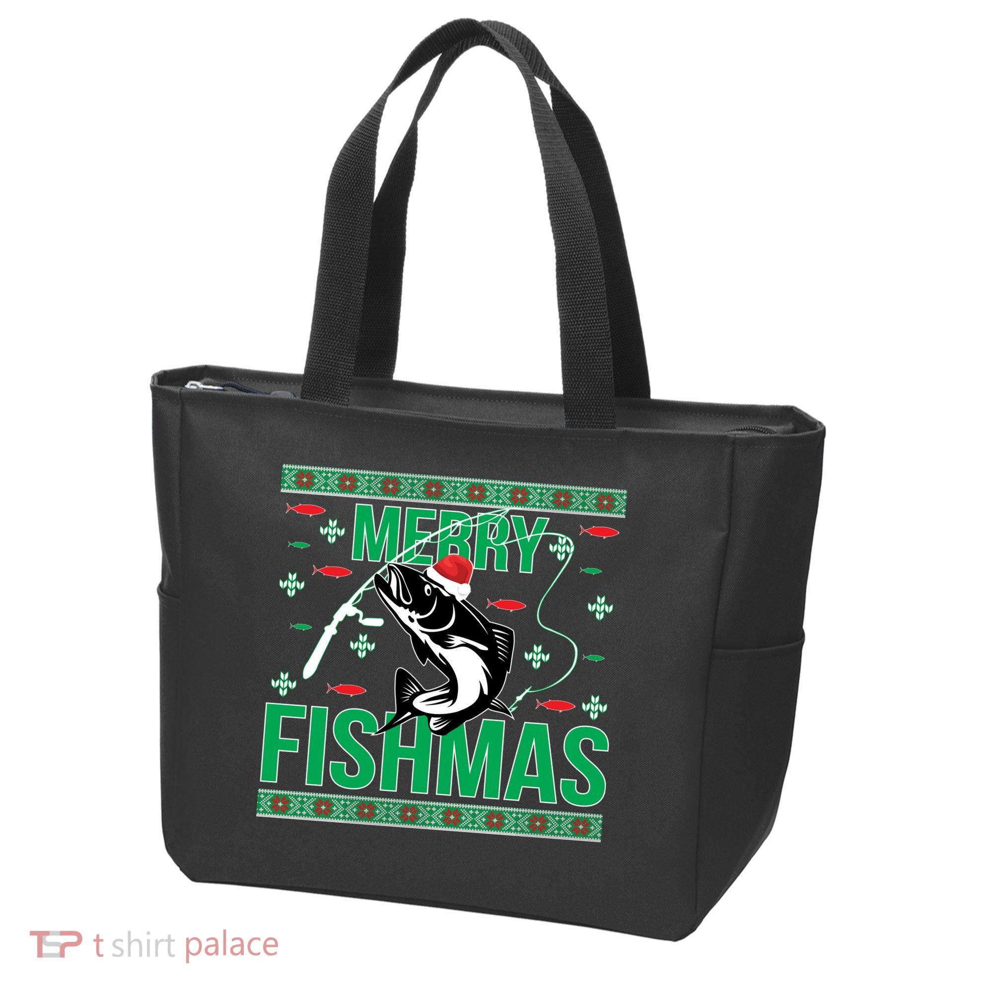 Merry Fishmas Tote Bag