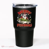 Merry Fishmas Christmas Fish Santa Tumbler thumb 0