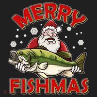 Merry Fishmas Christmas Fish Santa Tumbler thumb 3