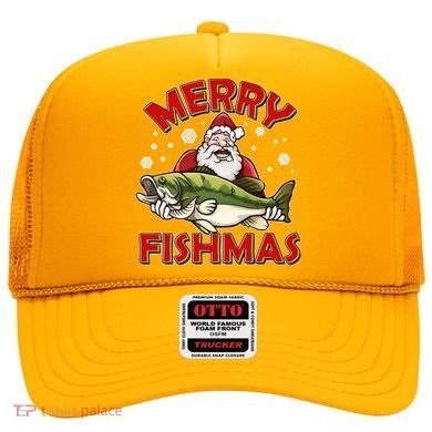 Merry Fishmas Christmas Fish Santa Hat