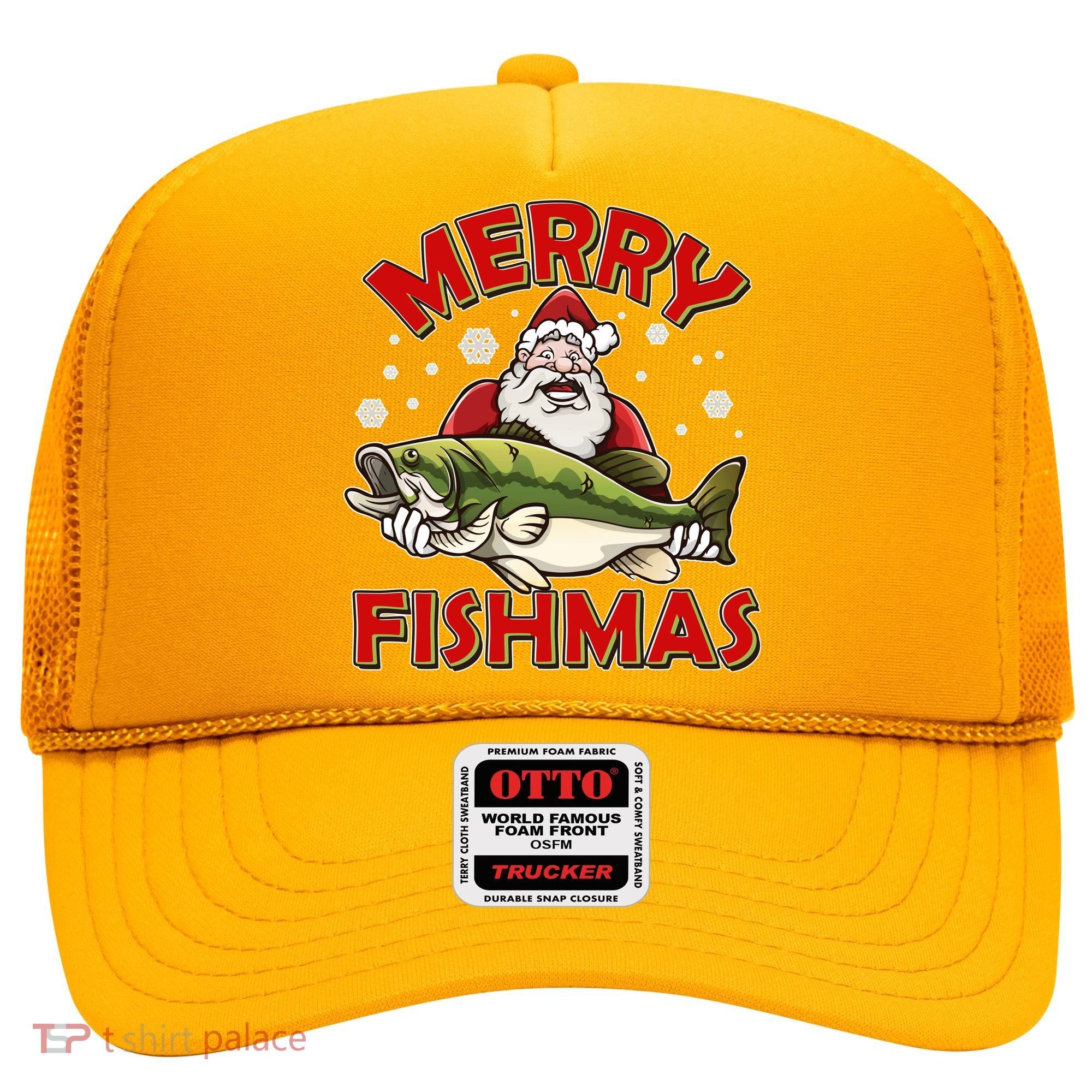 Merry Fishmas Christmas Fish Santa Hat