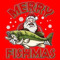 Merry Fishmas Christmas Fish Santa Santa Hat thumb 1