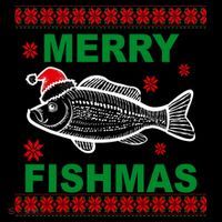 Merry Fishmas Ugly Christmas Coaster thumb 2