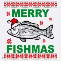 Merry Fishmas Ugly Christmas Apron thumb 3