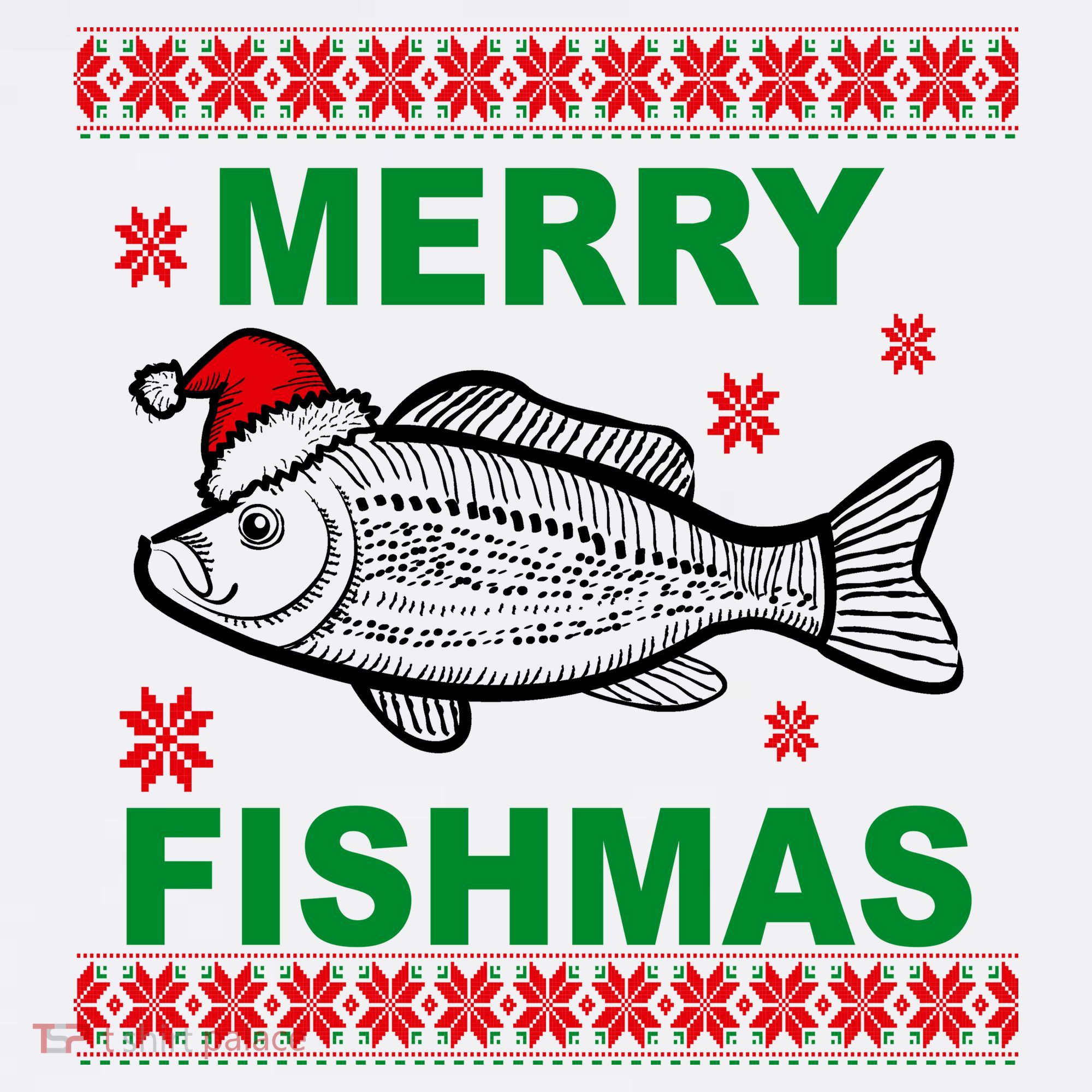 Merry Fishmas Ugly Christmas Tumbler