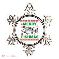 Merry Fishmas Ugly Christmas Ornament thumb 0