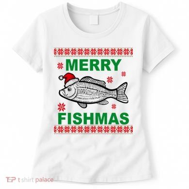 Merry Fishmas Ugly Christmas Women's T-Shirt