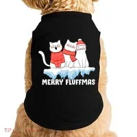 Merry Fluffmas Christmas Doggie Tank thumb 0