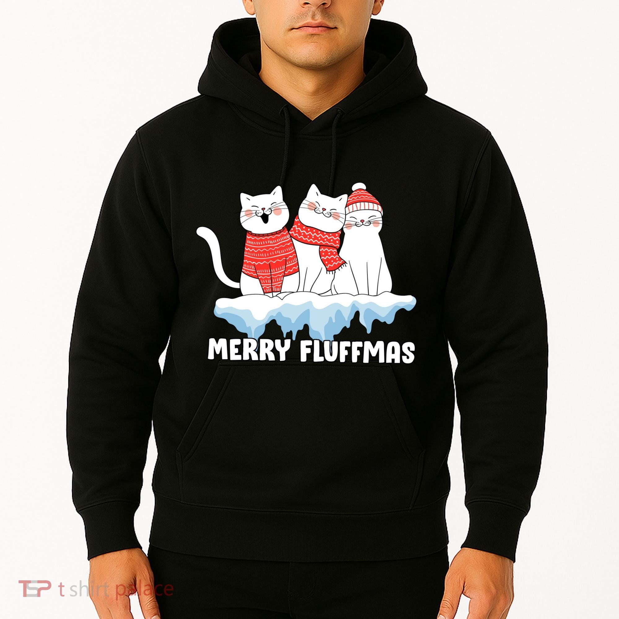 Merry Fluffmas Christmas Hoodie