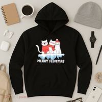 Merry Fluffmas Christmas Hoodie thumb 3