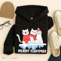 Merry Fluffmas Christmas Hoodie thumb 4