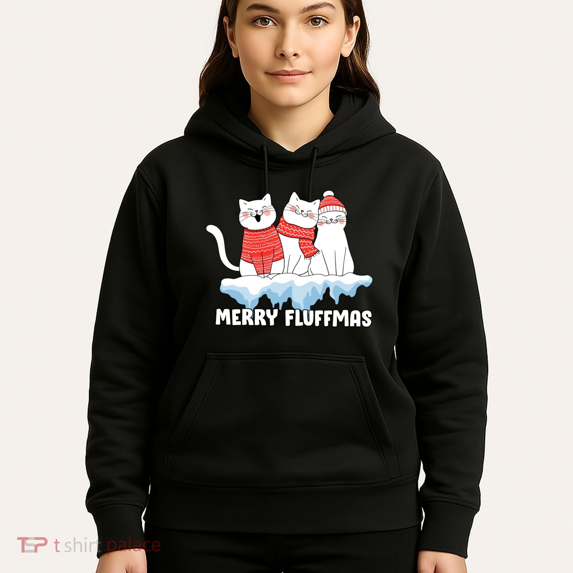 Merry Fluffmas Christmas Hoodie