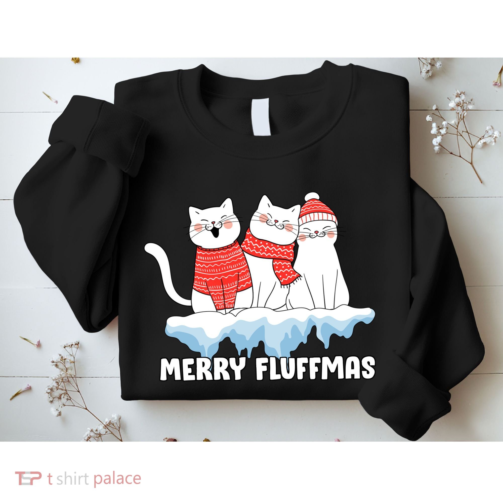 Merry Fluffmas Christmas Sweatshirt