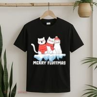Merry Fluffmas Christmas T-Shirt thumb 2