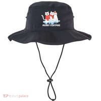 Merry Fluffmas Christmas Bucket Hat thumb 0