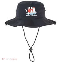 Merry Fluffmas Christmas Bucket Hat thumb 0