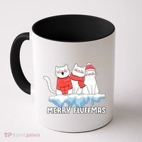 Merry Fluffmas Christmas Coffee Mug thumb 0