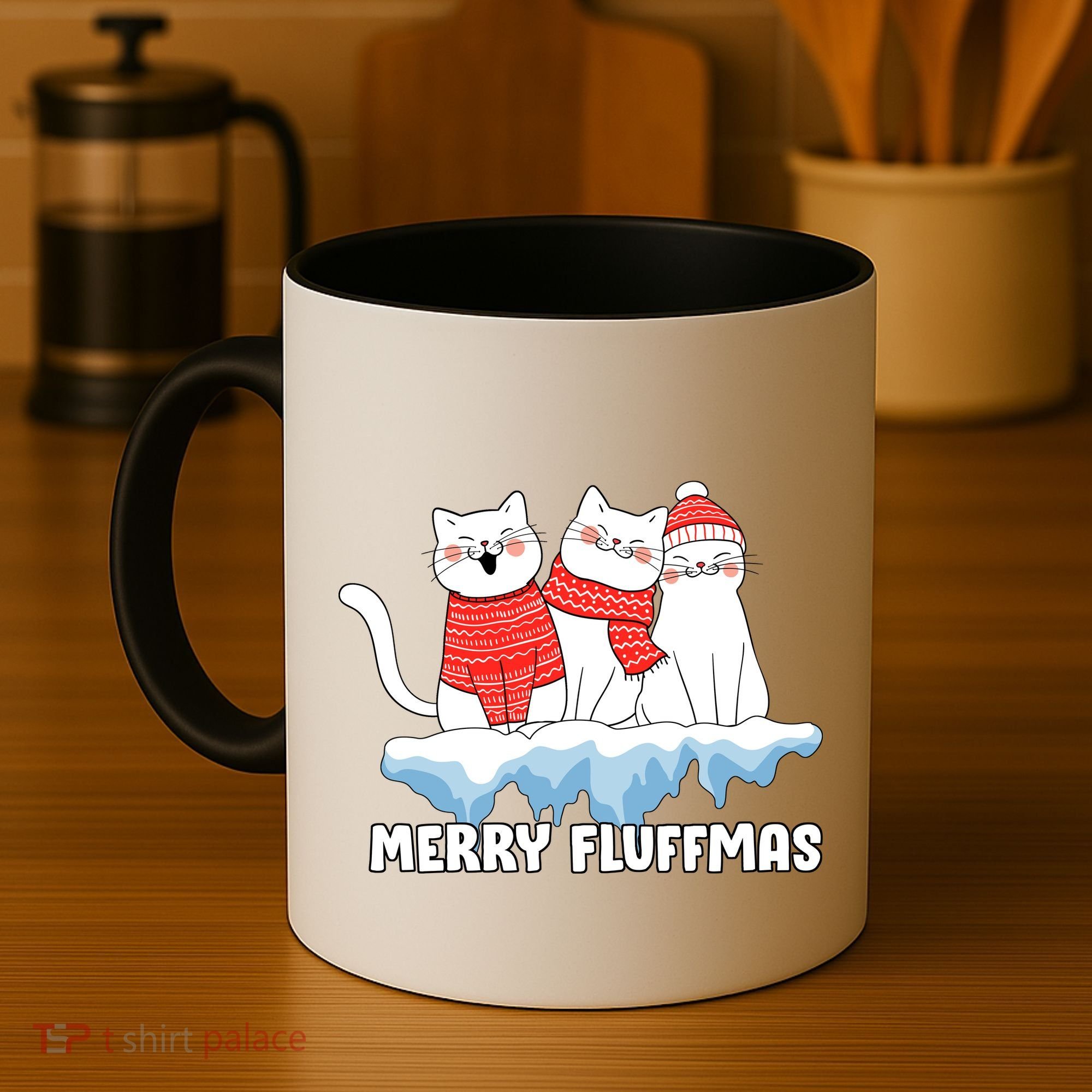 Merry Fluffmas Christmas Coffee Mug